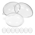 thumbnail image 1 of unbranded 10Ud Esferas Acrílicas Transparentes Rellenable Para Colgar En Árbol Y Festiva, 1 of 8