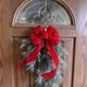 thumbnail image 2 of Lazos de Navidad, papel de regalo, etc. Set de 6 unidades de terciopelo rojo de 10 cm de ancho, 2 of 4