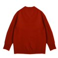 thumbnail image 5 of NMMUED Sweaters for Women Pullover Sweaters for Women V Neck Sweaters for Women Knit Sweater for Women, Red 1 S, 5 of 8
