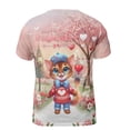 thumbnail image 2 of Happy Valentine’s Day Adorable Abyssinian Kitten Holding Heart Balloon All Over Print 3D Shirt Unisex Merch Cat Lover Kitten Owner Gifts - 00030, 2 of 6