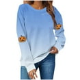 thumbnail image 2 of Heisall Womens Sweatshirts Halloween Print Round Neck Long Sleeve Drop Shoulder Fall Winter 2025 Fashion Loose Casual Sweatshirts, 2 of 4