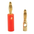 thumbnail image 4 of sweethay Conectores de plátano, Clips de plátanos chapados en negro y rojo como conector de cable de altavoz, herramientas de conexión de Vehículos, repuestos y accesorios Mis, 4 of 6