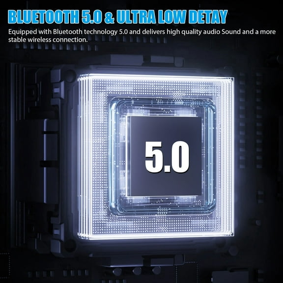 Bluetooth Transmitter Receiver with Dual Pairing Audio Experience for TV and PC Connection Receiver