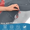 thumbnail image 7 of GZHJMY Christmas Gnomes Half Window Tier Curtains 36 Inch Blackout Thermal Insulating Kitchen Linen Tier Curtains for Kitchen,Bathroom,Cafe, 7 of 7