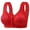 Red#3, variant on Viikei Everyday Wear Women's Bra with Light Lift,Woman Color Thin and Steel Hoop Gathered Breathable Underwear for Daily Bras Silver 44/100