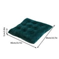 thumbnail image 2 of Solid Color Thickened Crystal Velvet Cushion - Soft & Comfortable for Office Chairs, Sofas or Stools, Adjustable for Hip Support, Adds Comfort to Seating at Home/Work, 15.7*15.7*2.8in, C, 2 of 4