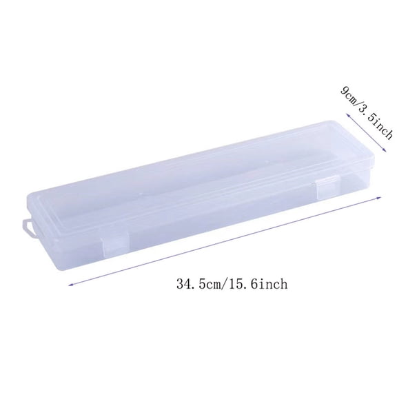 Kyusrd Storage Pencil Sase for Semester Stationery,Plain Multi-Compartment Pen Box Pencil Bag,Office Storage Stationery Box