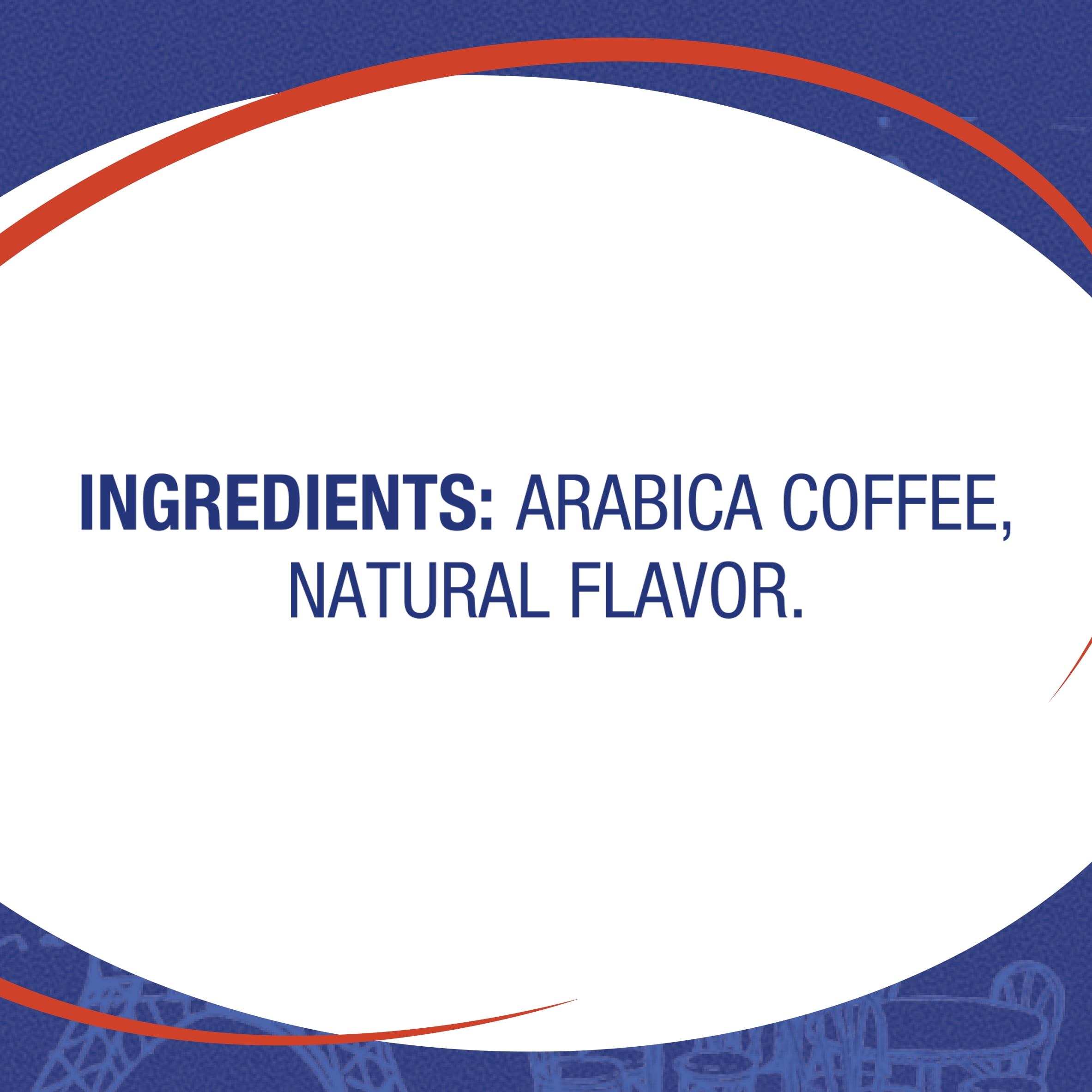 Great Value 100% Arabica French Vanilla Medium Roast Ground Coffee Pods, 48 Count