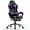 Purple, variant on BSTYJQXH Adjustable Reclining Gaming Chair with Lumbar Support and Footrest, Purple