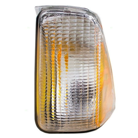 Corner Lights Lens - Drivers Park Signal Corner Marker Light Lamp Lens Replacement for Ford Van F69Z13201AA