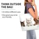 thumbnail image 2 of Fotbe Cute Kittens And Puppy Bolsa Tote Estética de Lona con Estampado para Mujer - Bolsa Reutilizable de Hombro Casual para Vacaciones, Compras, Trabajo y Gimnasio, 2 of 8