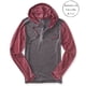 thumbnail image 2 of Aeropostale - Camiseta henley con capucha para hombre, color rojo, extragrande Aeropostale henley, 2 of 2