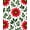 Red, Pattern 2, variant on ODIKA 8'x10' Machine Washable Non-Slip Area Rug, Poinsettia Bloom Crochet Hook Kit Traditional Floral Project High Traffic Rug, Red, 644651