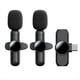 thumbnail image 1 of Micrófonos Lavalier Inalámbricos Plug And Play Reducción de Ruido Sincronización Automática Micrófono de Solapa Transmisión en , Vloggers, Entrevistas, 1 of 8