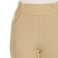 thumbnail image 4 of White Mark Women's Stretchy High Waist Pants, 4 of 5