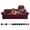 Burgundy, variant on Sanmadrola Sofa Cover Slipcover Couch Cover Set for 3 Seat Sofa Super Stretch Universal Slip Cover Furniture Protector 4 Pieces