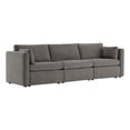 thumbnail image 3 of CHITA Oversized Modular Sectional Sofa Set Extra LargeConvertible Fabric Sofa Couch with Reversible Chaise,3 Seat Modern Modular Sofa for Living Room,Fossil Gray,112 inch Width, 3 of 12