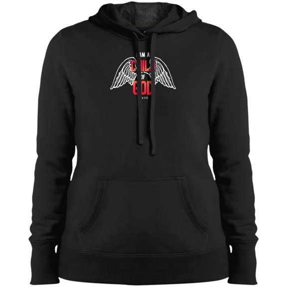 I am a Child of God Ladies Pullover Hooded Sweatshirt