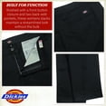 thumbnail image 4 of Dickies Womens Plus Size Work Pants - Mid Rise Skinny Fit Workwear and Casual Trousers Pants for Women, 4 of 7