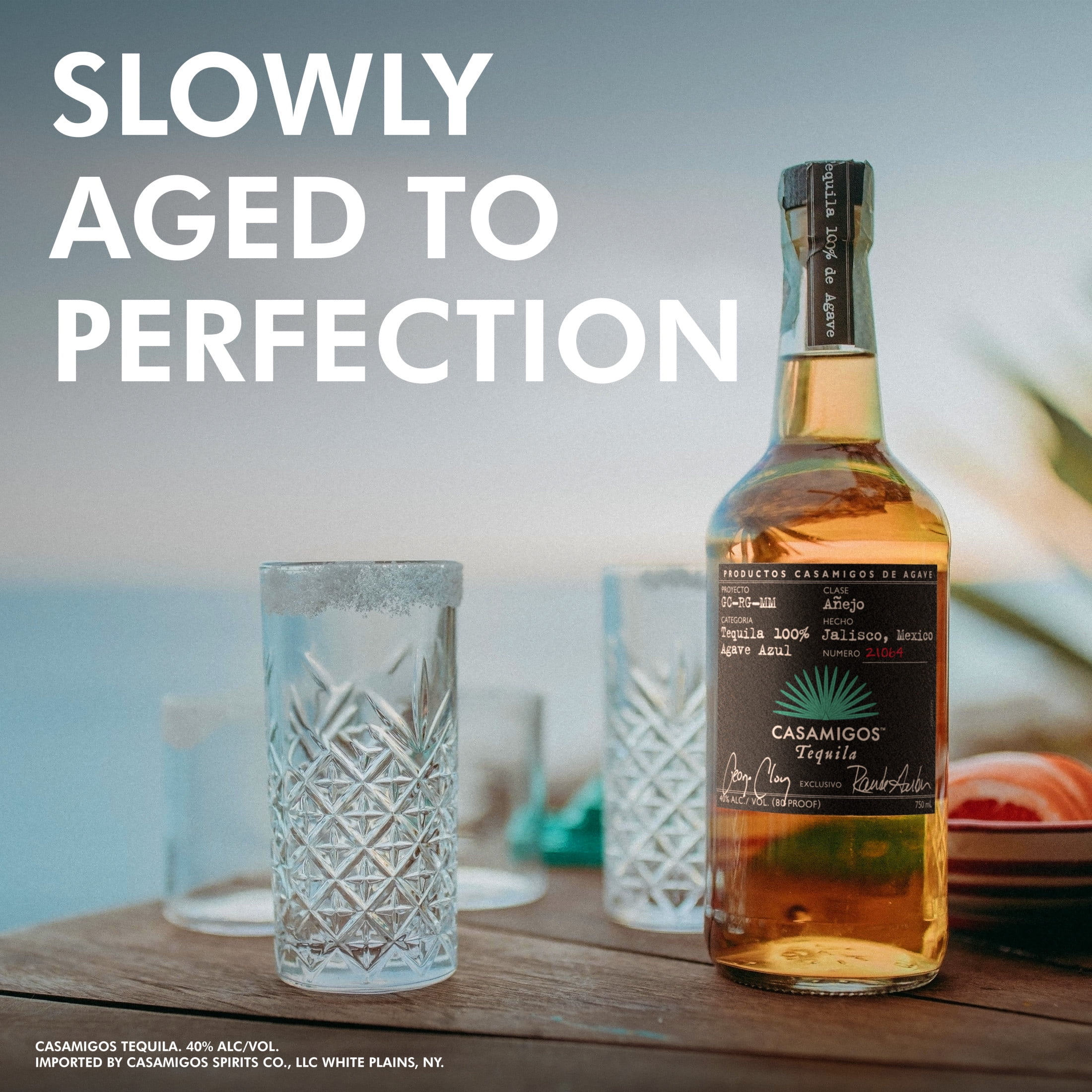 Casamigos 100% Blue Agave Anejo Tequila Liquor, 1 Count