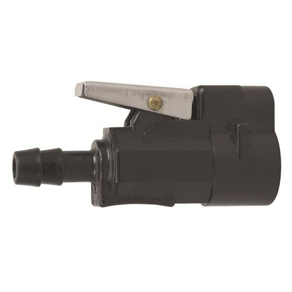 033486-10 0.38 in. Hose Barb & Female 2-Prong Plastic Tank Connector