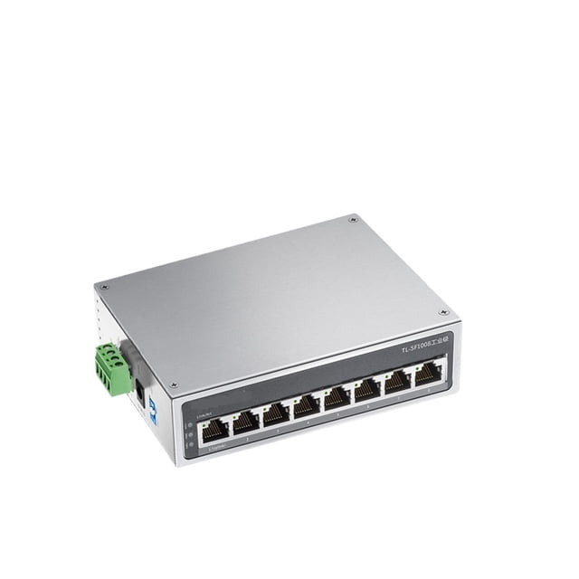 Commutateur Ethernet Industriel 5 Ports 8 Ports 100M Rail DIN Mural Coque en Alliage d'Aluminium TL-SF1005 TL-SF1008, Sécurité