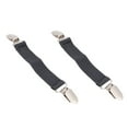 thumbnail image 3 of Bed Sheet Clips 6 Pairs Multi-Purpose Fixed Buckles Bed Sheet Anti-Slip Fasteners Sofa Cushion Non-Slip Clips Elastic Alloy Grippers (Dark Grey), 3 of 8