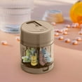 thumbnail image 7 of Luoshdecor Cute Pill Dispenser with 4 Large Compartments,Portable Pill Bottle Organizer with Wide Opening for Easy Use, Anti-Mix Pill Organizer for Travel, 7 of 7