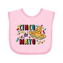 Inktastic Happy Cinco De Mayo-sombrero Boys or Girls Baby Bib