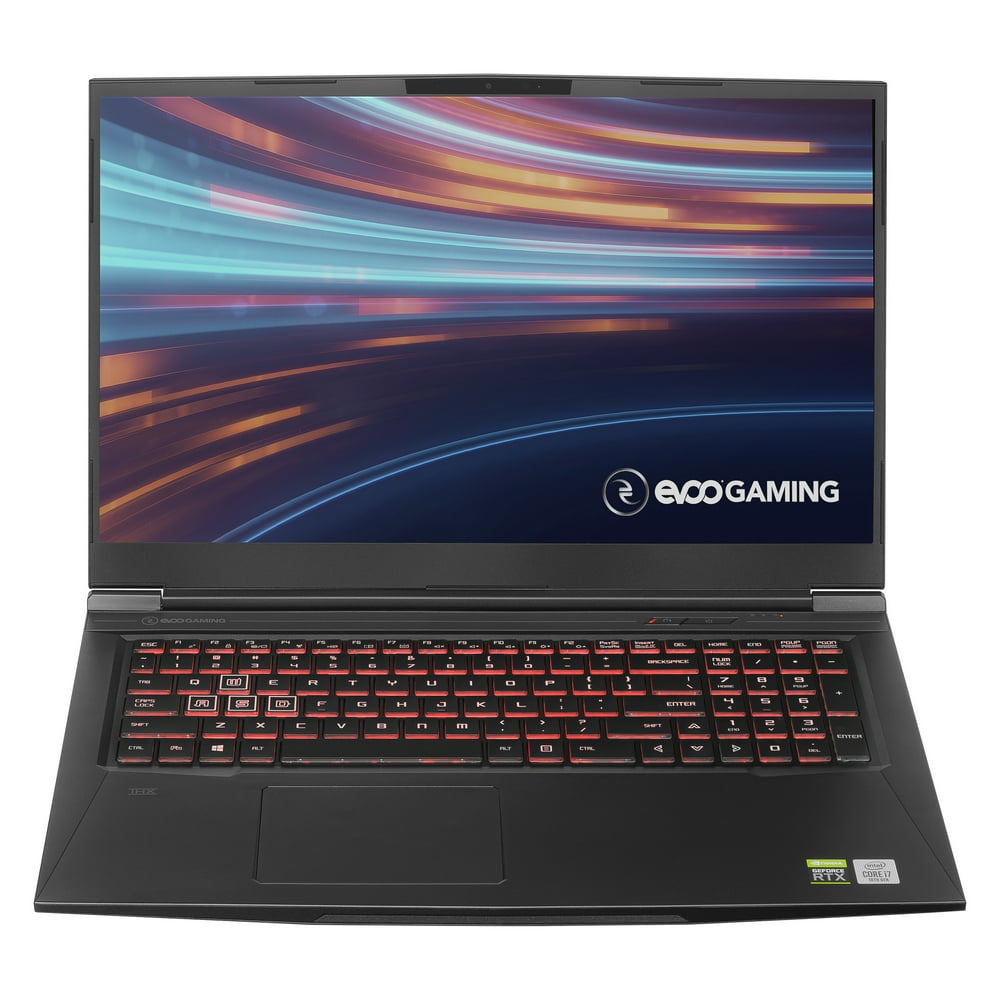 EVOO Gaming 17.3” Laptop, FHD, 144Hz, Intel Core i7-10750H Processor