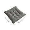 thumbnail image 3 of SNGMN Crystal Velvet Square Cushion Soft Pentagram Design Easy Clean Chair Pad Decorative Floor Mat Luxurious Texture Gift Idea, 3 of 6