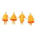 thumbnail image 2 of Ropa para muñeca de niña, accesorios de ropa para el cuerpo de Mini muñeca, soporte de exhibición para vestido de muñeca realista, juguete Compatible naranja, 2 of 8