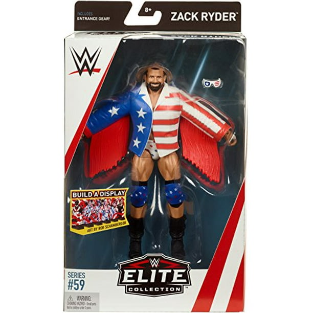 WWE Elite Fig Zack Ryder Action Figure Walmart
