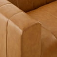 thumbnail image 6 of Modular Sofa Chair, Tan, Vegan Leather, Living Kitchen Cafe Bistro Hospitality Restaurant, Modern Contemporary HB33366, 6 of 8