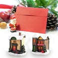 thumbnail image 6 of ZPAQI Resin Christmas House Battery Power Supply Village House Snow Scene, 6 of 12