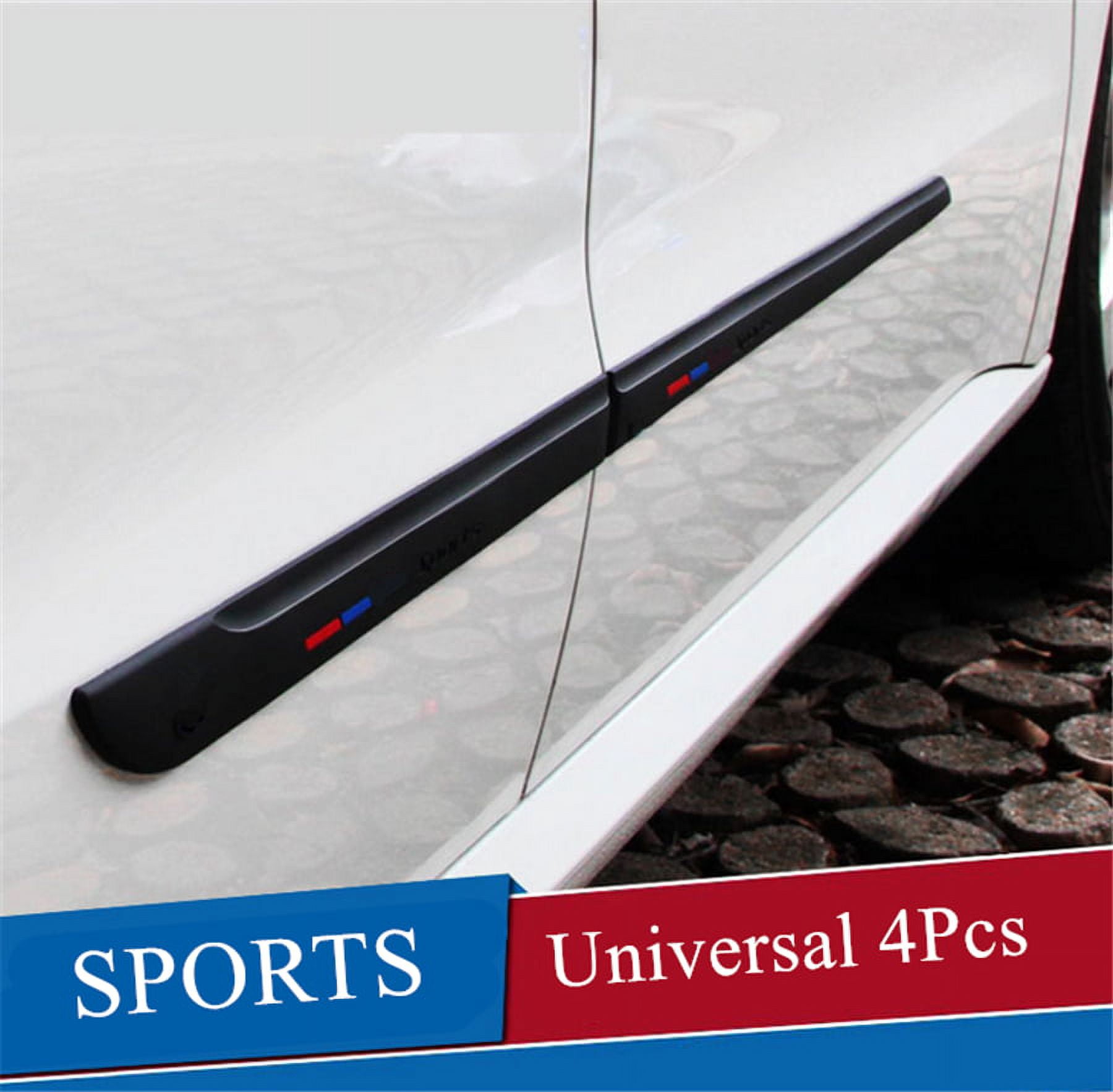 Universal Car Door Side Skirt Line Sill Garnish Body Molding Trim Rubber Black Walmart