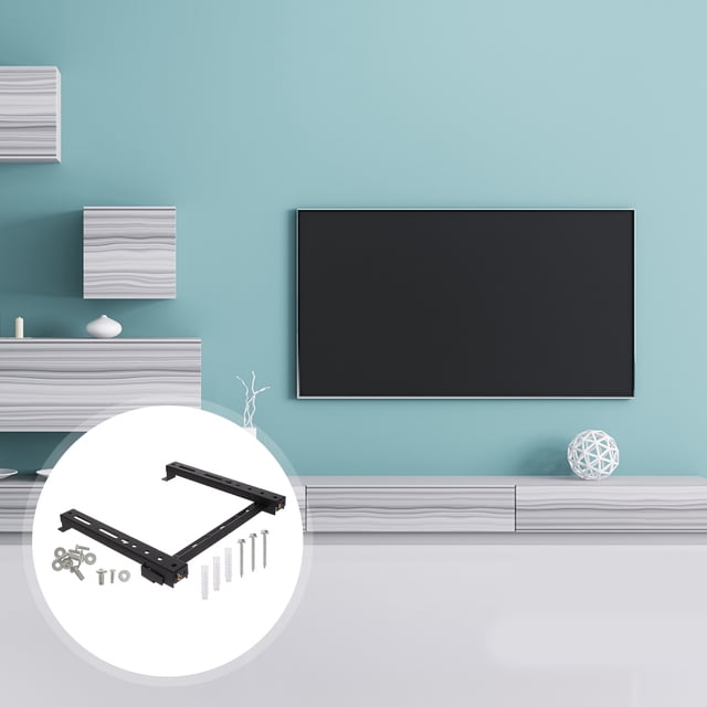 ORDDIART fixed mounting bracket TV Wall Mount Bracket Black Fixed Position for Living Room 1Pcs