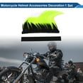 thumbnail image 2 of Accesorios de Casco de Motocicleta Decoración Cabeza de Gallo para Cascos de Motocicleta Bicicleta Esquí Color Fluorescente Sticker de Seda de Alta Temperatura 1 Juego, 2 of 6