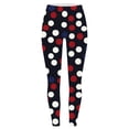 thumbnail image 4 of WAGUTH Women's Print High Waist Leggings Color Block Full-Length Yoga Pants Butt Lifting Workout Running Tights S-3XL, 4 of 4