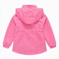 thumbnail image 4 of zuwimk Girls Windbreaker Jacket - Lightweight Wind and Water Resistant Insulated Girls Jacket with Storm Cuff Sleeves & Hood(2-3 Years,Hot Pink), 4 of 8