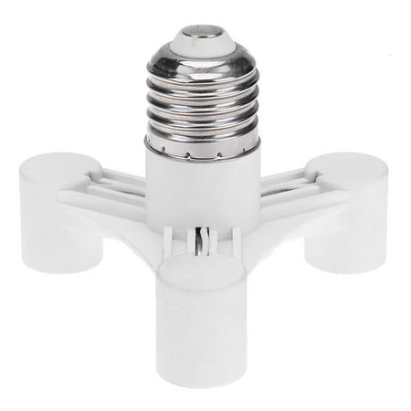 

E27 to 3E14 Bulb Light Socket Adapter Splitter Screw Induction Lamp Holder