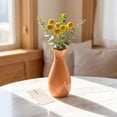 thumbnail image 5 of Unique Bargains Small Ceramic Bud Modern Cylinder Vase Orange 2.4"L x 2.4"W x 5.1"H, 5 of 6
