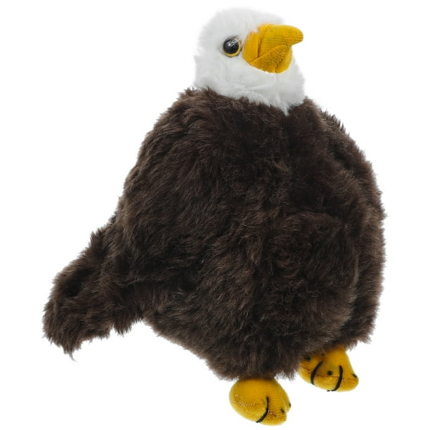 FELTECHELECTR Lindo juguete de peluche de águila, juguete de águila de peluche, animal de peluche, muñeca de águila, juguete de águila de peluche para niños pequeños