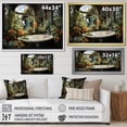 thumbnail image 4 of Designart "Bathroom botanic Retreat II" Bath & Laundry Floater Framed Canvas Print, 4 of 7