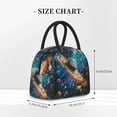 thumbnail image 2 of Yiaed Colorful Planet Universe Print Lunch Bag Adult Insulated Lunch Box, Leakproof Cooler Food Lunch Containers Reusable High Capacity Lunch Tote Bags-One Size, 2 of 6