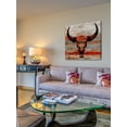 thumbnail image 6 of "Red Skull" Painting Print on Wrapped Canvas, 6 of 7