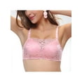 thumbnail image 2 of Alvage Women's Lace Gathered Bras Breathable Comfortable Lace Bralette, 2 of 7