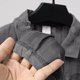 thumbnail image 4 of Jersey Elvqul de Caballero Playa Manga Corta Gris Liso Polo Solapa, 4 of 4