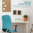 thumbnail image 4 of Shisuyan Swivel Chair Covers Office Chair Cover Polyester 1 Set 16.5x13.8in, 4 of 8