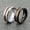 White, variant on Unisex White Tungsten Carbide 8mm Wedding Band with Real Koa Wood Inlay Ring Size 9